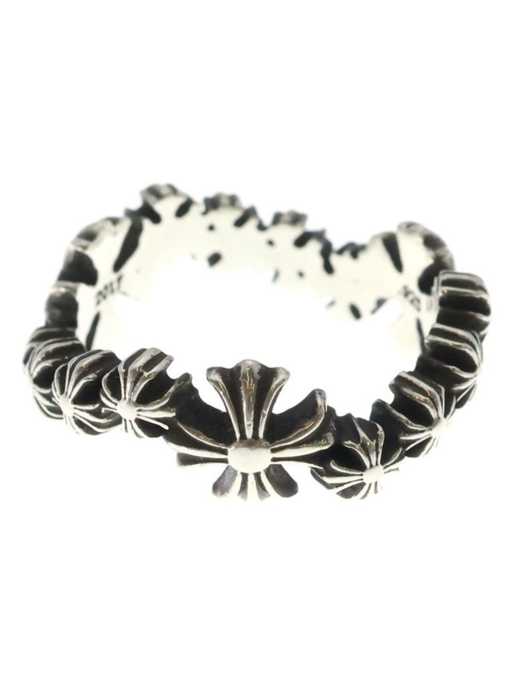 Chrome Hearts Plus Wave Swe Ring Silver